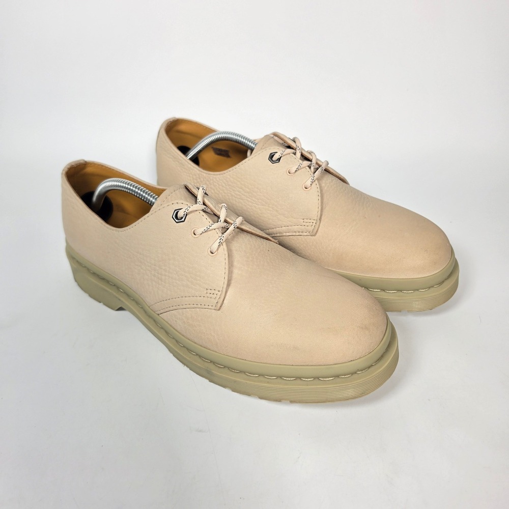 Dr. Martens 1461 Mono Oxford Shoes Men's 11 Beige Nubuck Women's 12